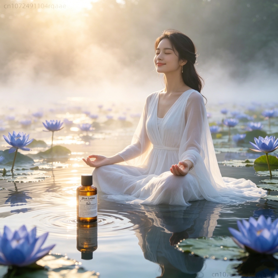 Home Fragrance Organic - 순수 천연 블루 로터스 에센셜 오일