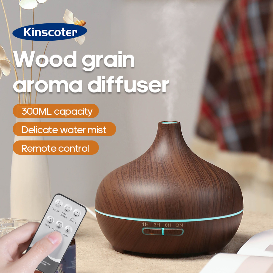 Home Fragrance Diffuser Oil - KINSCOTER 우드 그레인 아로마테라피 디퓨저 300ml