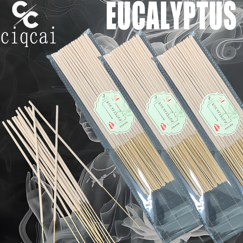 Home Fragrance Eucalyptus - 프리미엄 두꺼운 유칼립투스 향 스틱, 길이