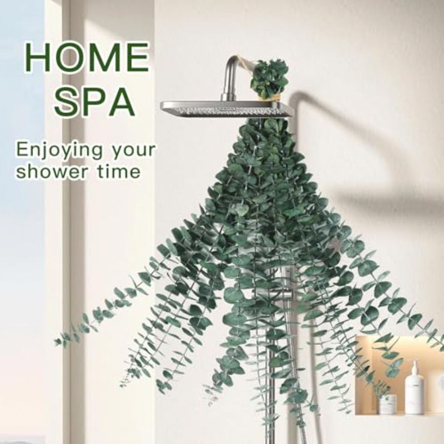 샤워용 건조 유칼립투스 줄기, 17인치 천연 생유칼립투 - Home Fragrance Eucalyptus 리뷰 및 가격