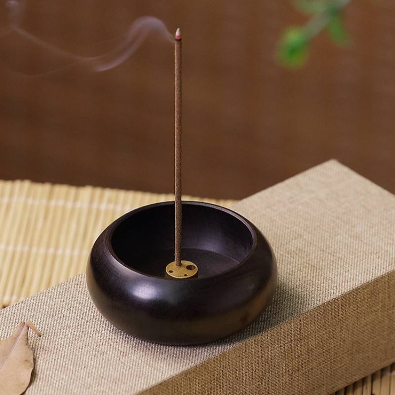나무 그릇형 미니 향꽂이, 로즈우드 향로, 스틱 홀더, - Home Fragrance Plug In 리뷰 및 가격
