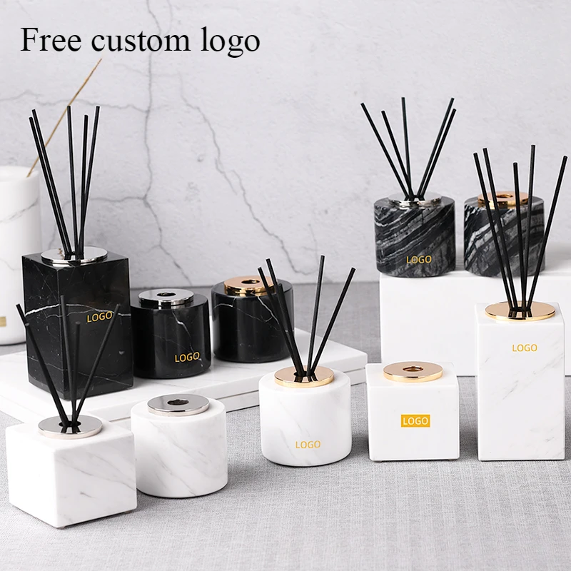 대리석 아로마테라피 병 무화염 향수병 고급스러운 거실  - Home Fragrance Organic 리뷰 및 가격
