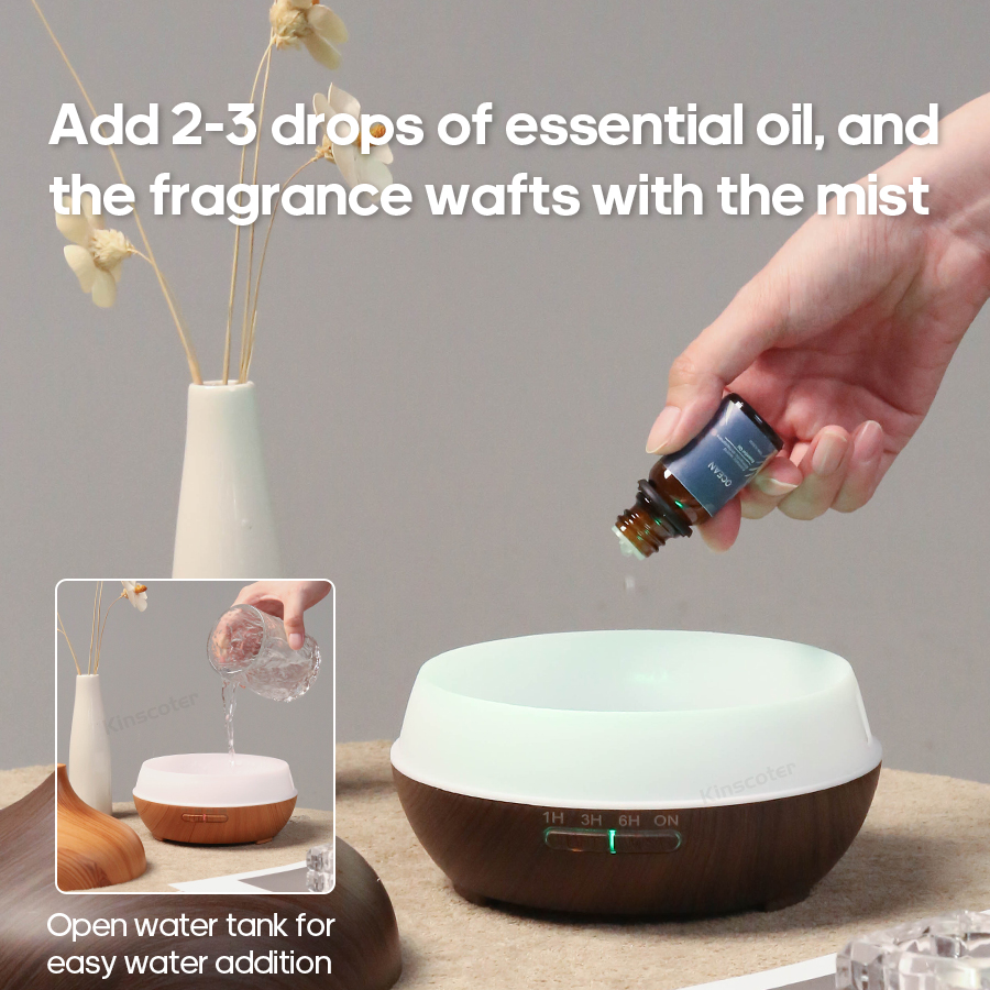 KINSCOTER 우드 그레인 아로마테라피 디퓨저 30 - Home Fragrance Diffuser Oil 리뷰 및 가격