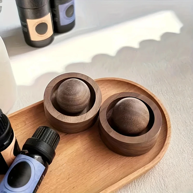 나무 공 에센셜 오일 디퓨저 아로마 향 디퓨저 자동차  - Home Fragrance Organic 리뷰 및 가격