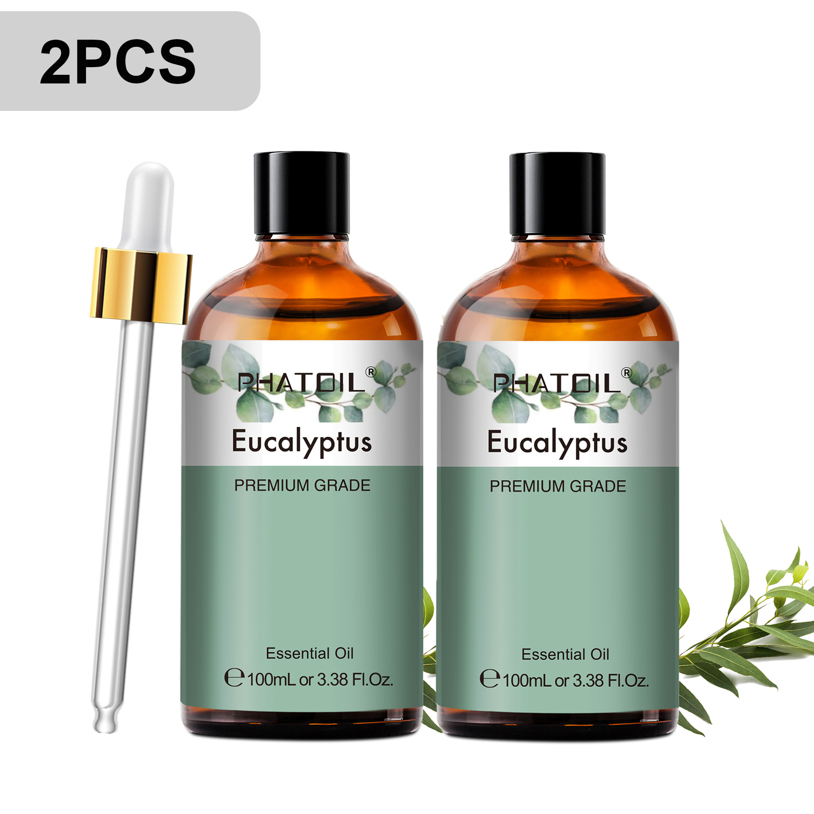 PHATOIL 2개/1개 라벤더 아로마테라피 에센셜 오 - Home Fragrance Eucalyptus 리뷰 및 가격