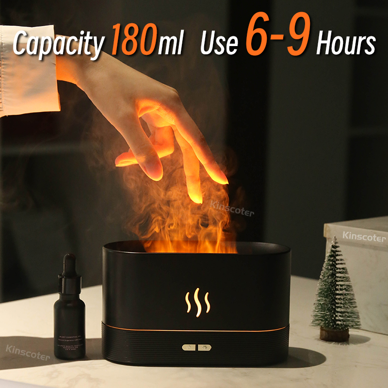 USB 데스크탑 불꽃 아로마 디퓨저 가습기 7색 시뮬레 - Home Fragrance Diffuser Oil 리뷰 및 가격