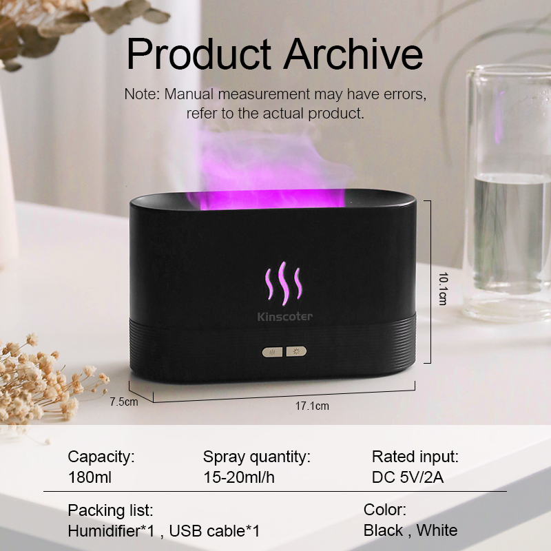 USB 데스크탑 불꽃 아로마 디퓨저 가습기 7색 시뮬레 - Home Fragrance Diffuser Oil 리뷰 및 가격