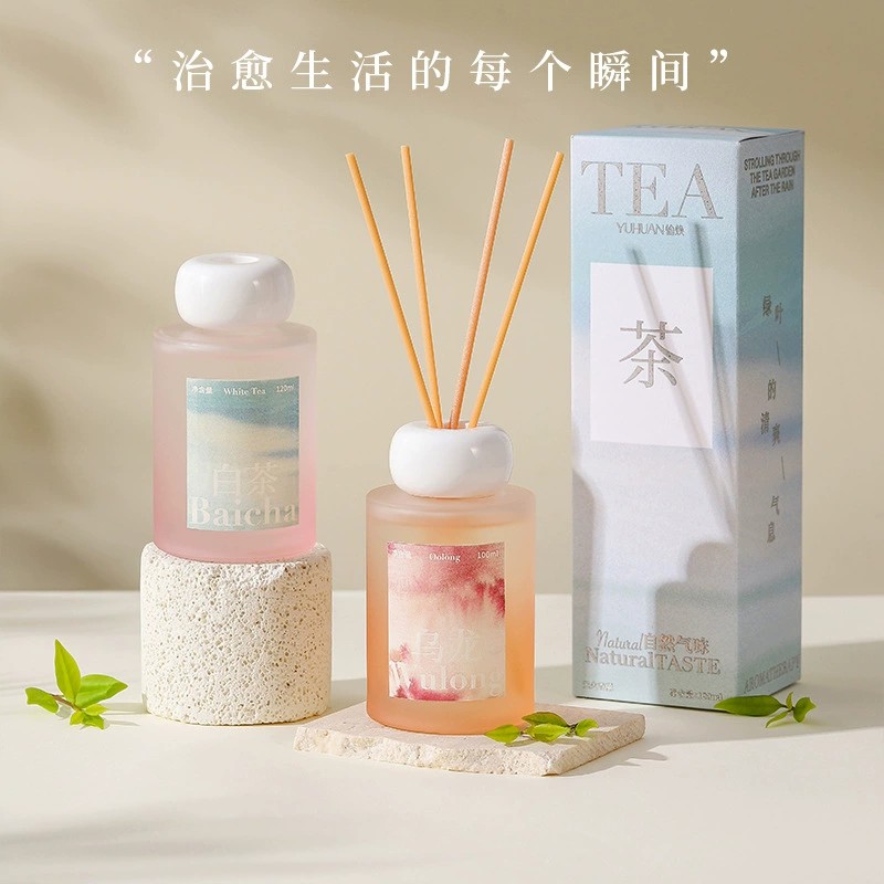 핫세일 120ml 무화염 리드 디퓨저 세트, 천연 향  - Home Fragrance Gift Set Sale 리뷰 및 가격